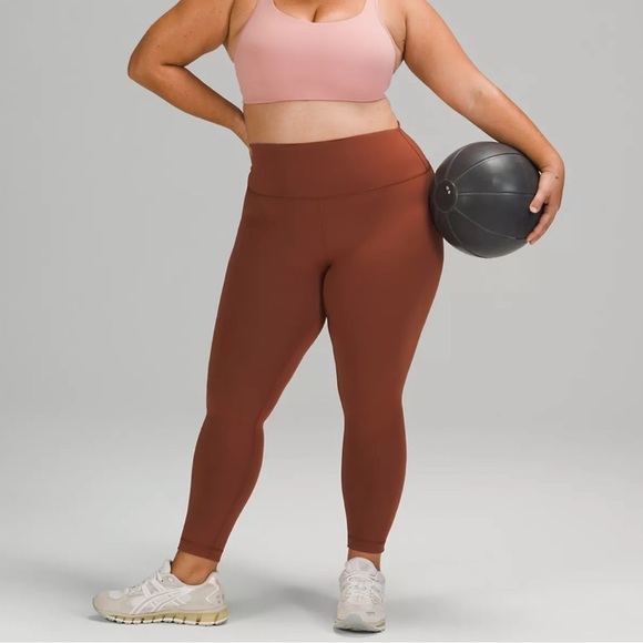 lululemon athletica Pants - Lululemon Wunder Train High Rise Legging 25” Dark Terracotta Size 20 NWT